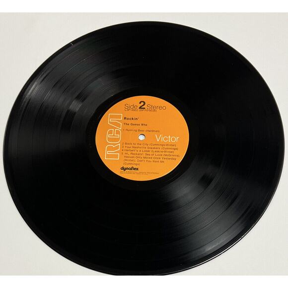 THE GUESS WHO Rockin' Record Vinyl LP RCA LSP-4062 Ist Press Gatefold Insert - Picture 6 of 6
